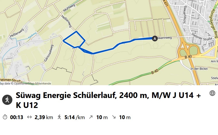 Schuelerlauf 2400m 1